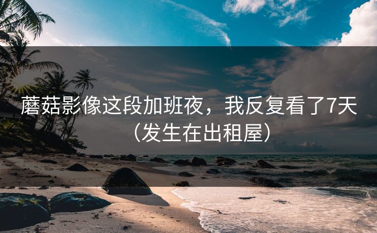 蘑菇影像这段加班夜，我反复看了7天（发生在出租屋）